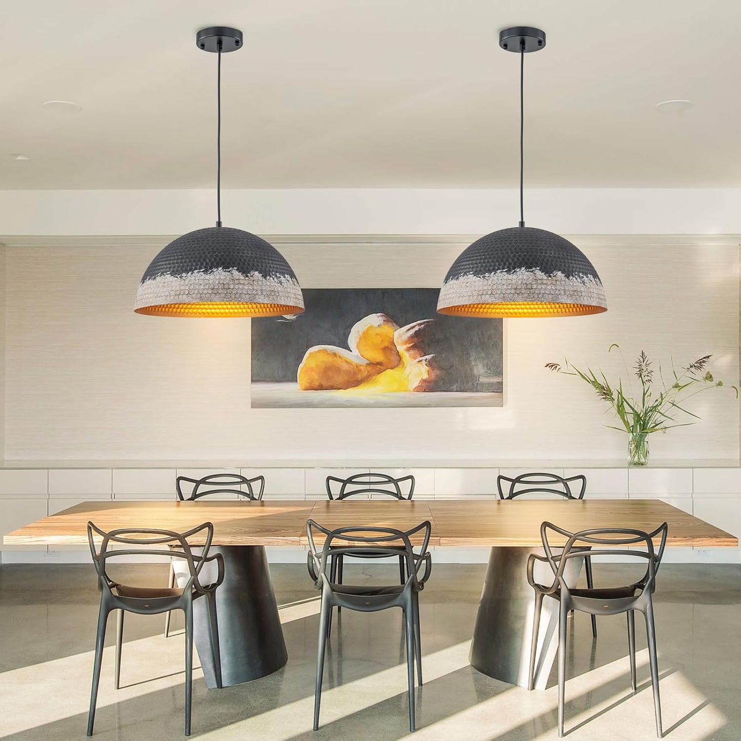 Hammered Dome Pendant Light