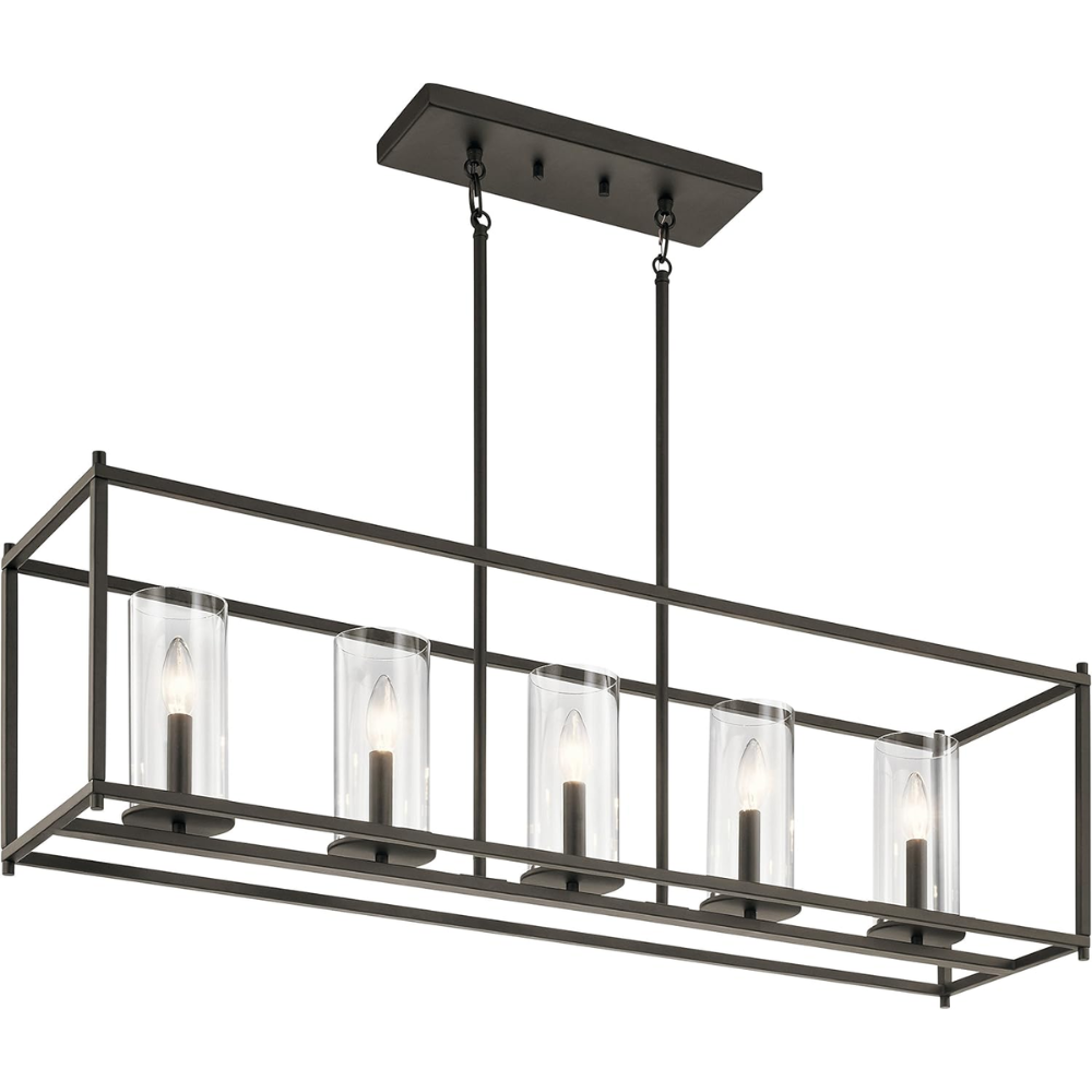 5 Light Linear Chandelier