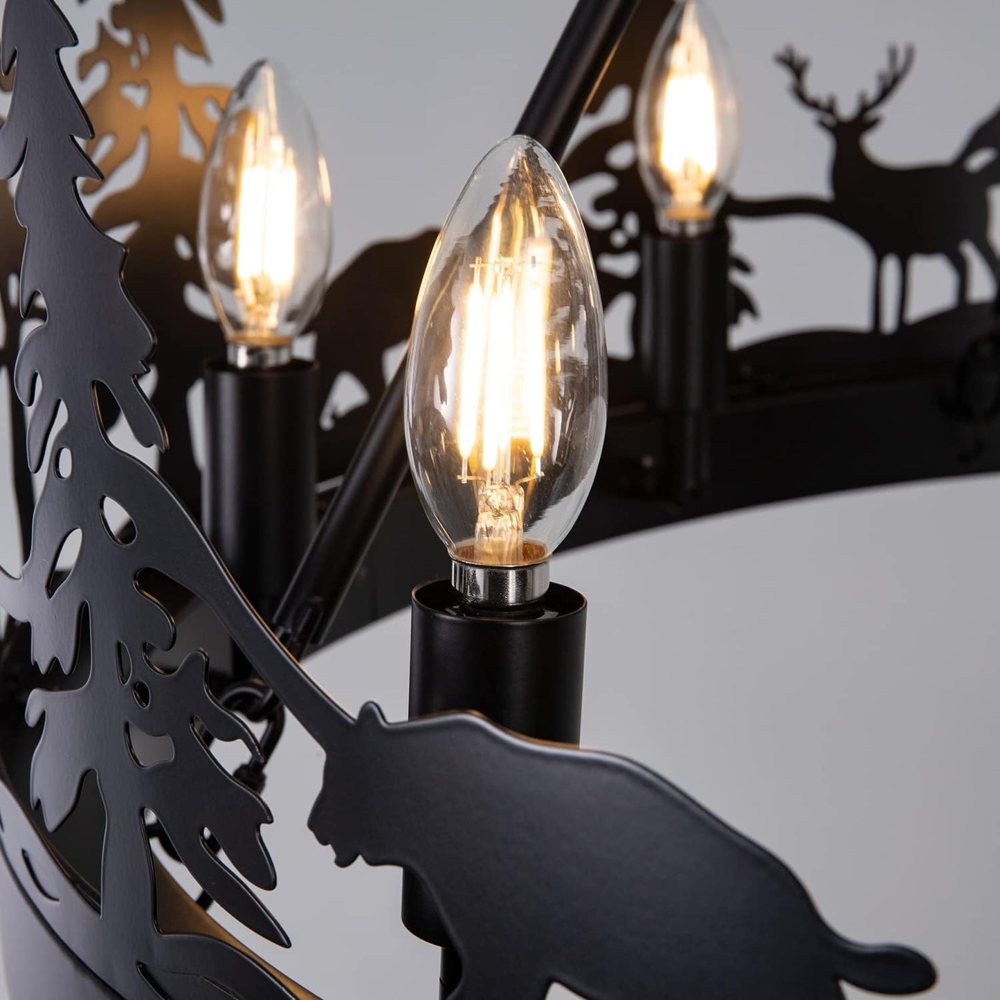 Black Forest Wagon Wheel Chandelier