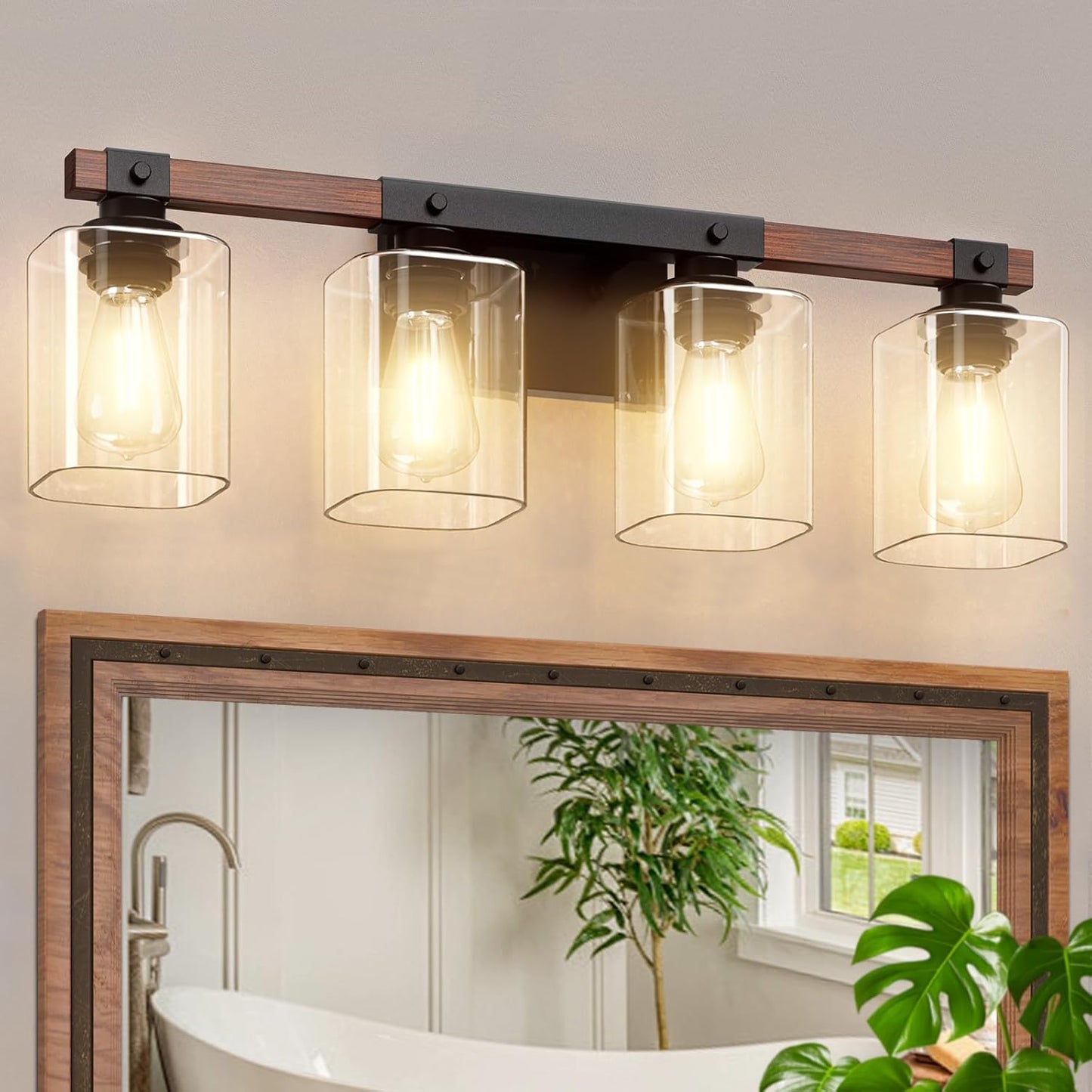 3-Light Bathroom Vanity Light Fixture