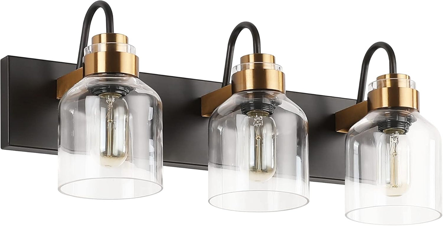 Black Vintage Bathroom Vanity Light Fixture