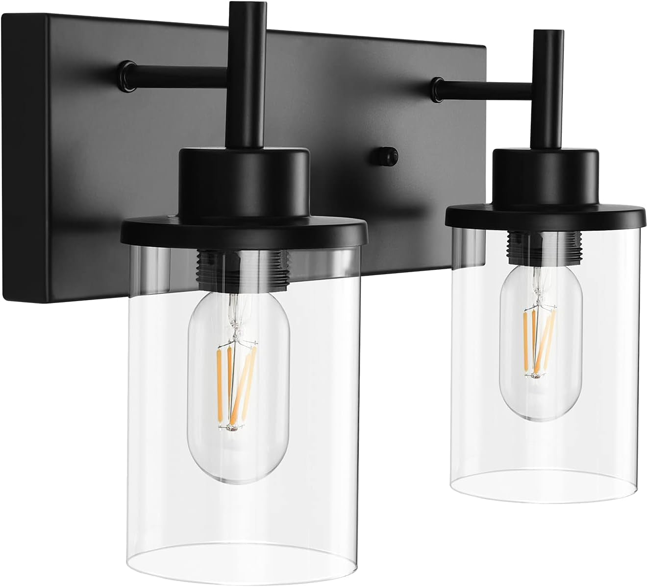 Clear Glass Shade Wall Sconce