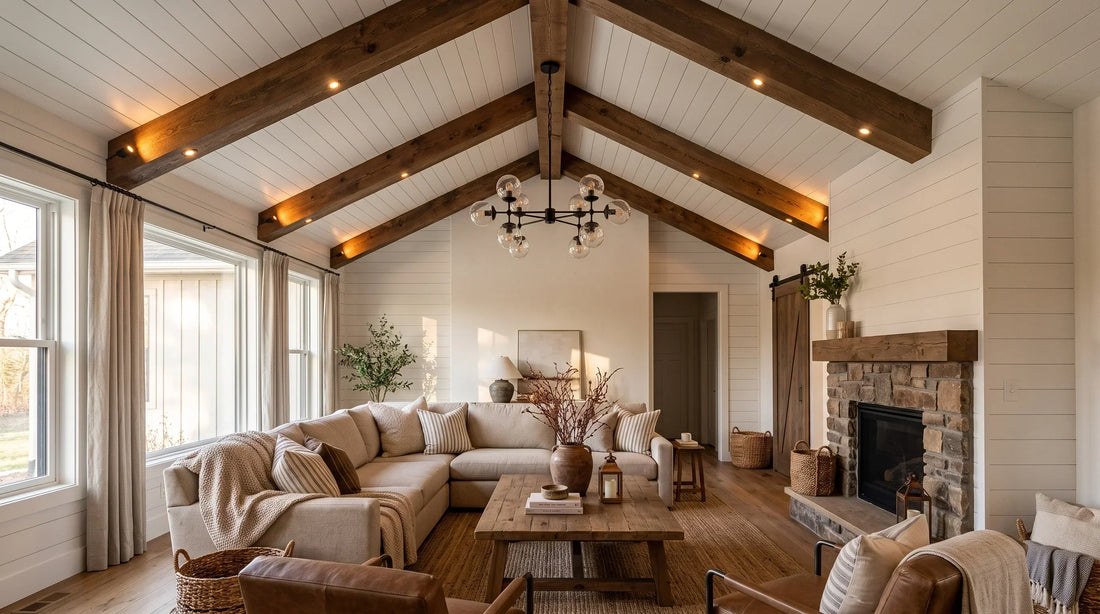 14 Exposed Beam Lighting Ideas That Highlight Architectural Beauty