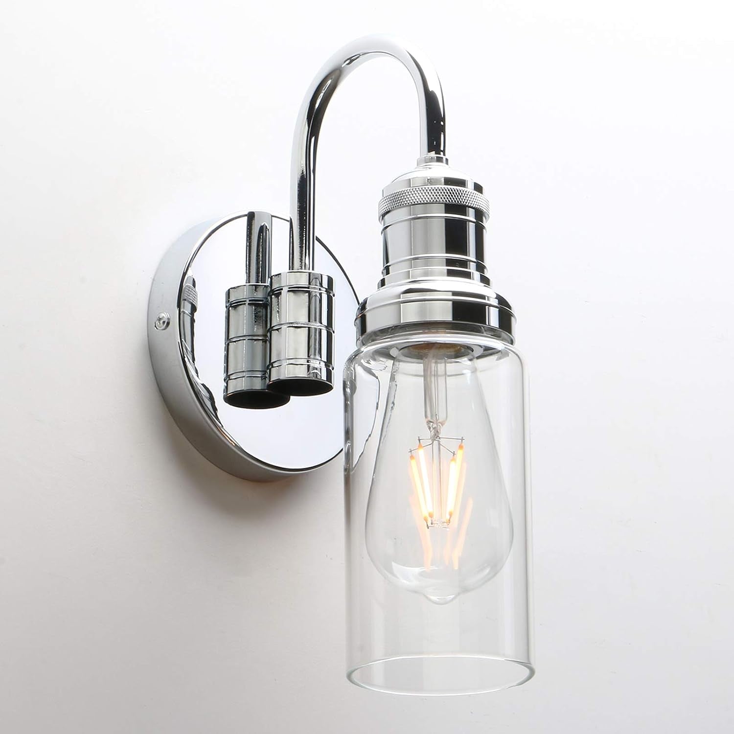 Vintage Gooseneck Wall Mount Single Sconce